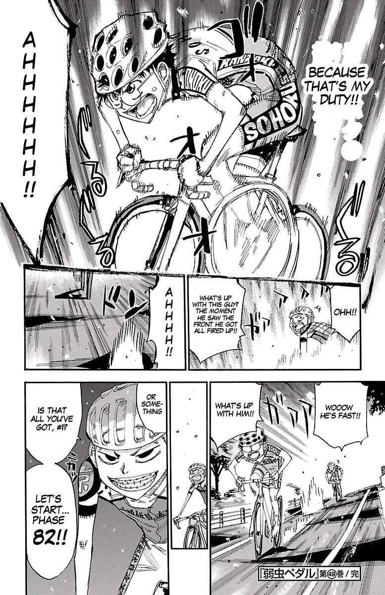 Yowamushi Pedal Chapter 425 page 21 - Chapter 425: Final day, begin!