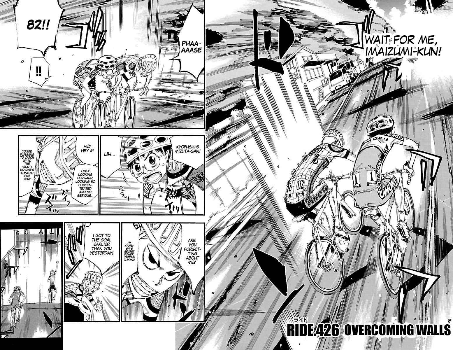 Yowamushi Pedal Chapter 426 page 4 - Chapter 426: Overcoming walls
