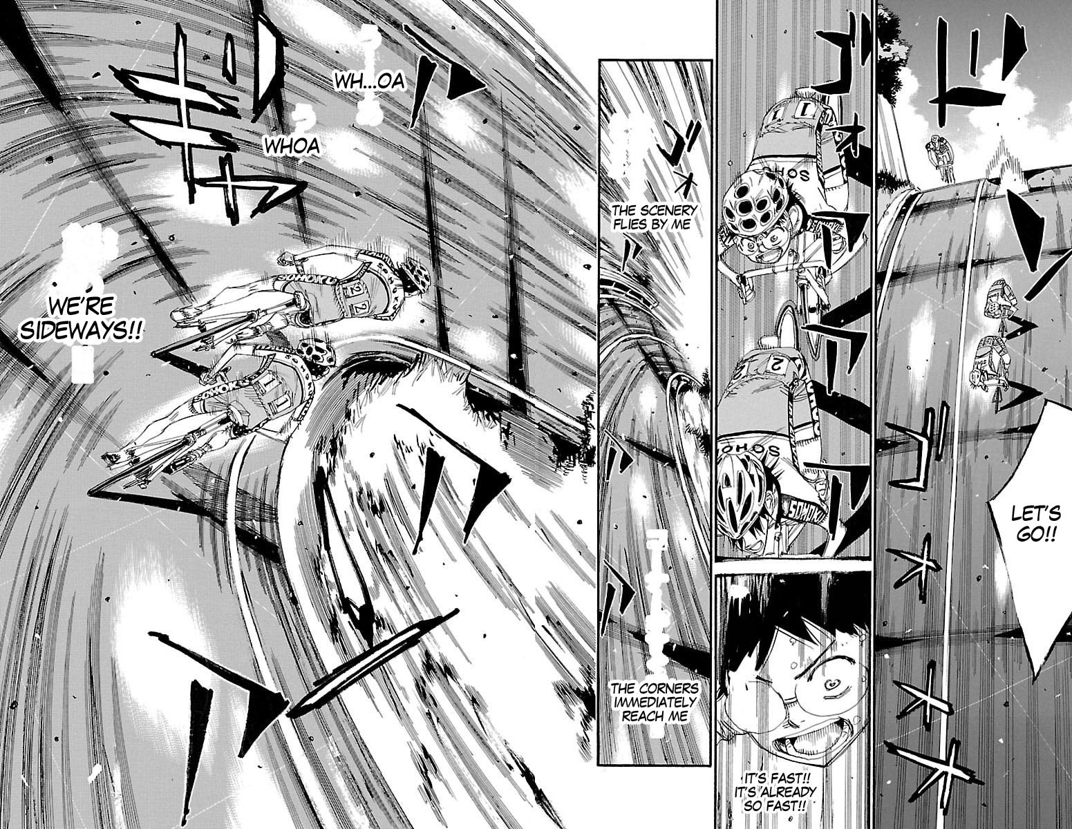 Yowamushi Pedal Chapter 427 page 11 - Chapter 427: the two's downhill