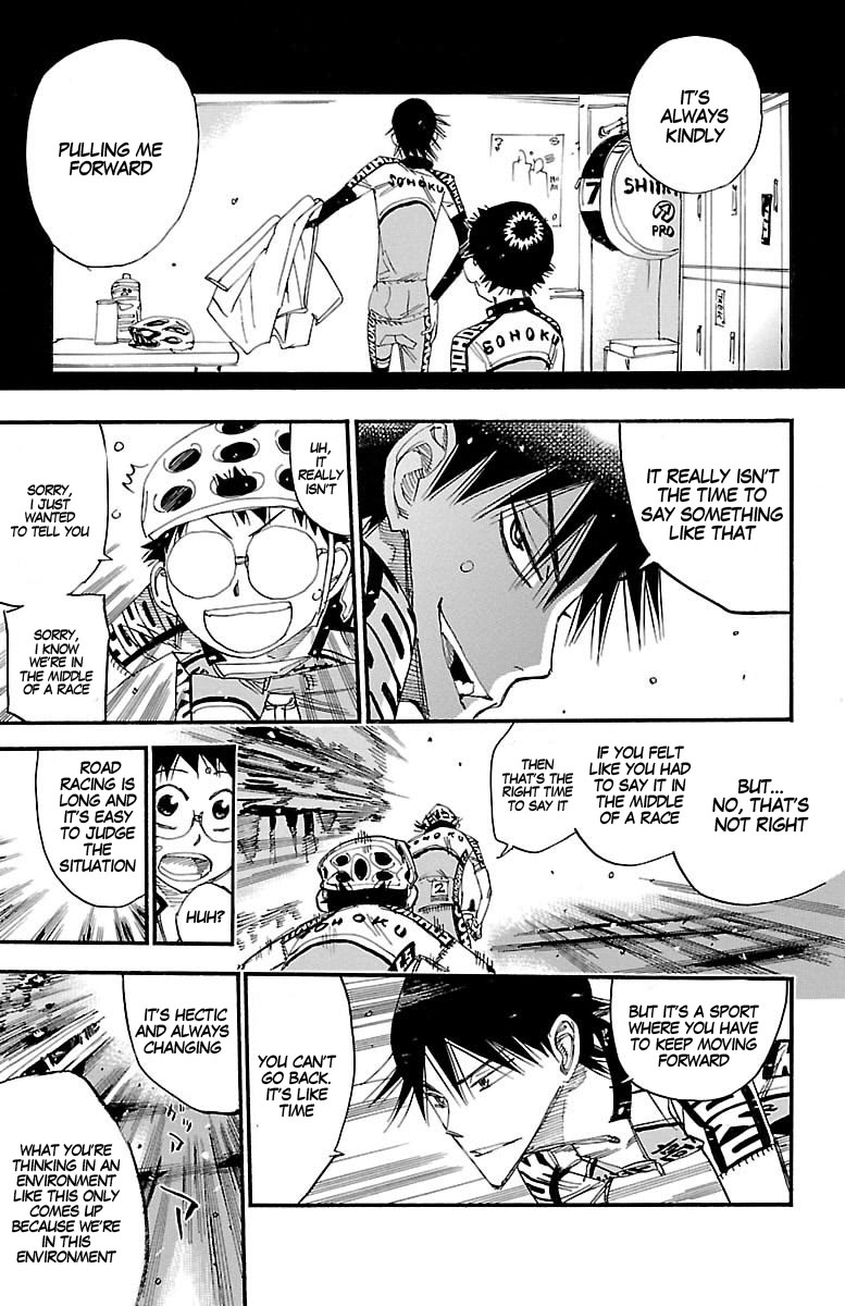 Yowamushi Pedal Chapter 427 page 15 - Chapter 427: the two's downhill