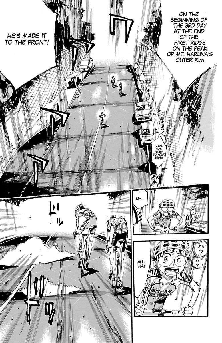 Yowamushi Pedal Chapter 427 page 7 - Chapter 427: the two's downhill