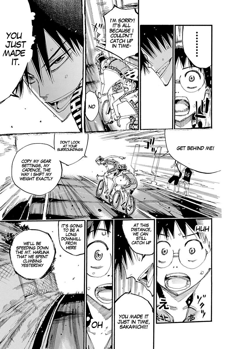 Yowamushi Pedal Chapter 427 page 9 - Chapter 427: the two's downhill