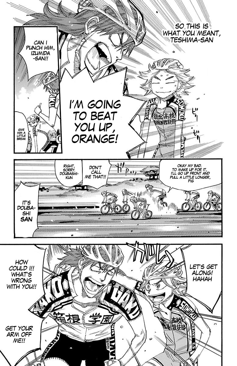 Yowamushi Pedal Chapter 428 page 12 - Chapter 428: Cooperation