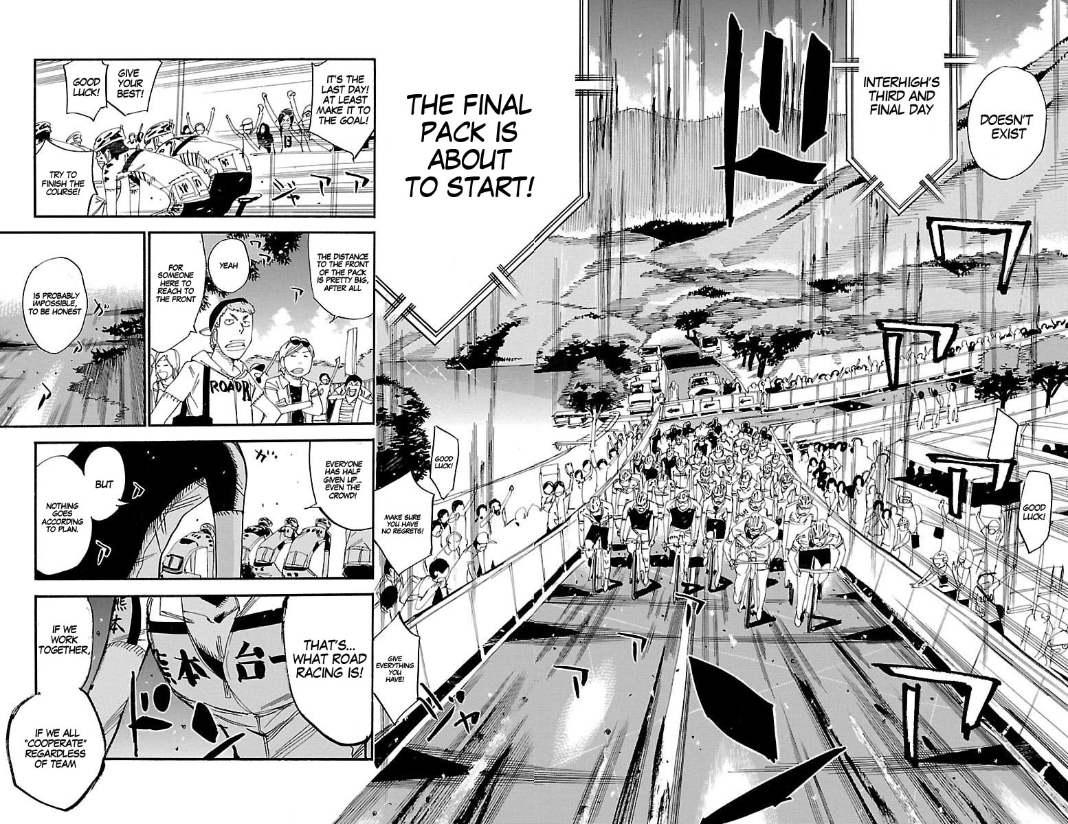 Yowamushi Pedal Chapter 428 page 15 - Chapter 428: Cooperation