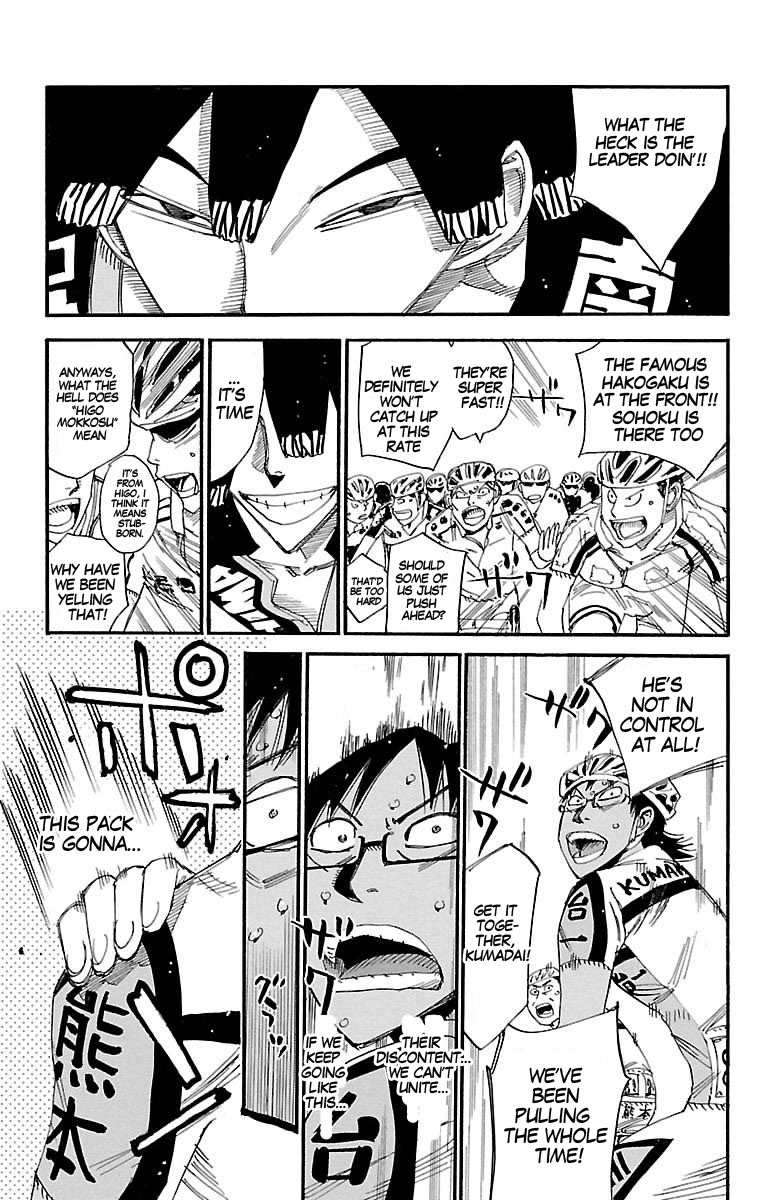 Yowamushi Pedal Chapter 429 page 10 - Chapter 429: The pack's leader