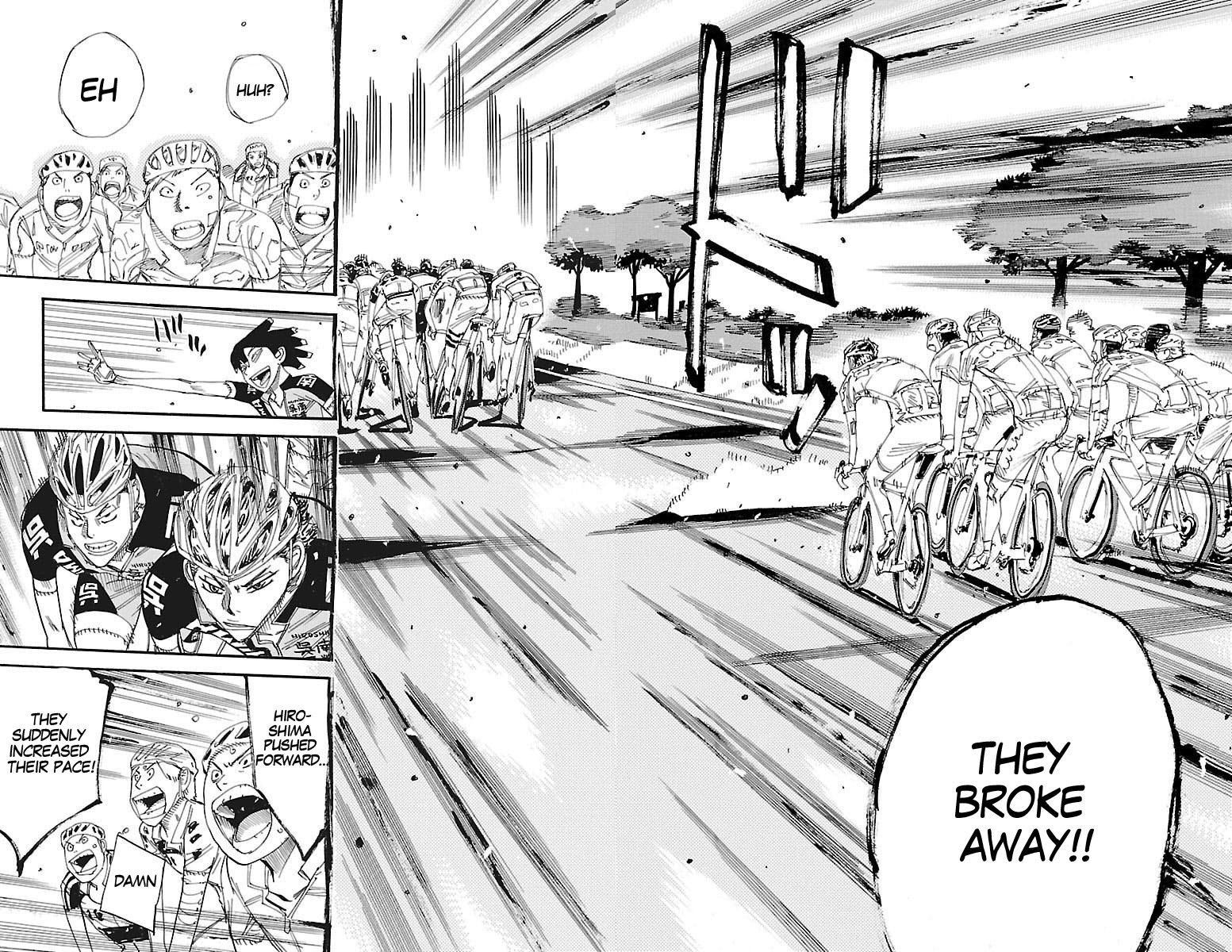Yowamushi Pedal Chapter 429 page 17 - Chapter 429: The pack's leader