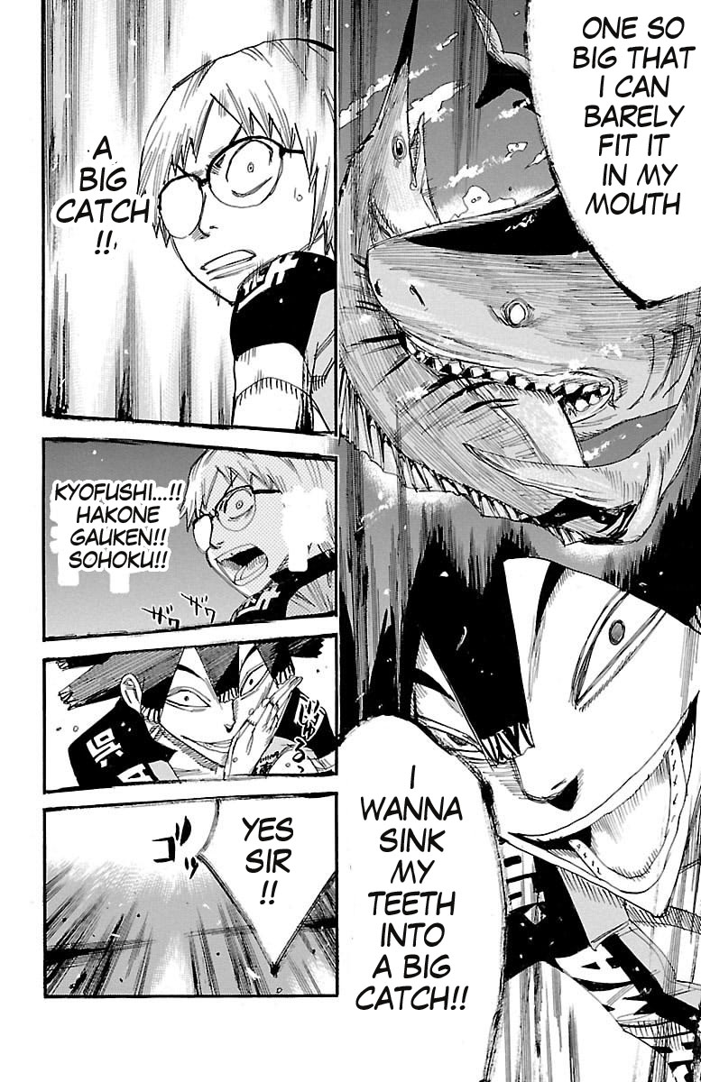 Yowamushi Pedal Chapter 430 page 10 - Chapter 430: Land shark
