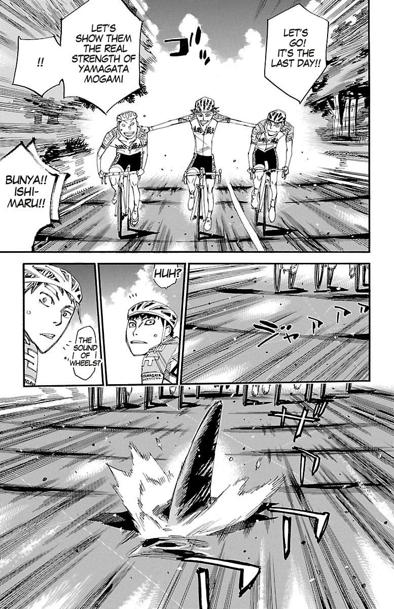 Yowamushi Pedal Chapter 430 page 13 - Chapter 430: Land shark