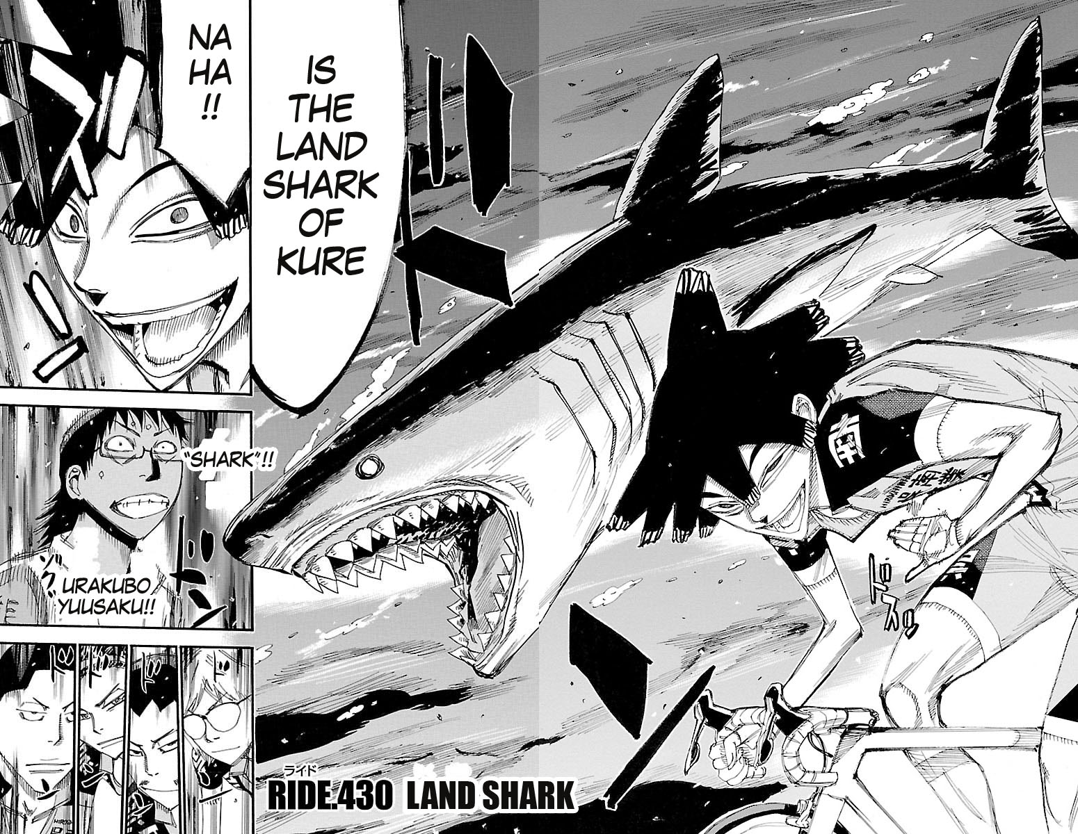 Yowamushi Pedal Chapter 430 page 2 - Chapter 430: Land shark