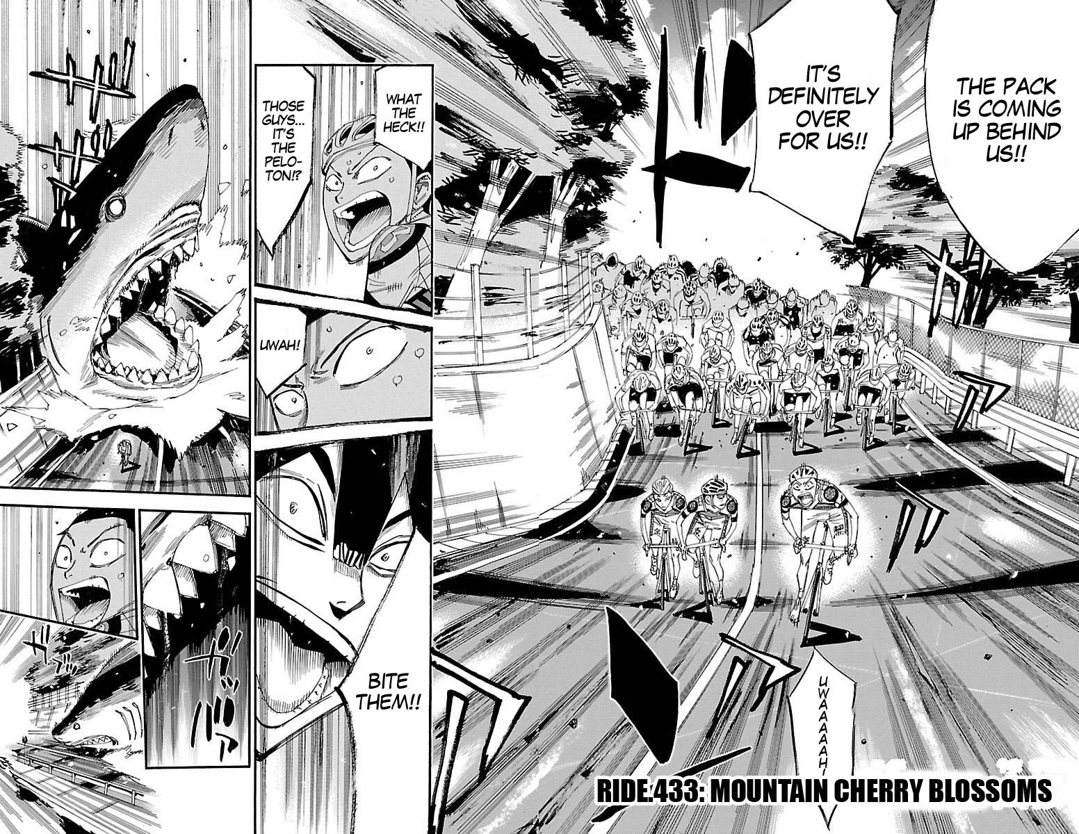 Yowamushi Pedal Chapter 433 page 2 - Chapter 433: Mountain cherry blossoms
