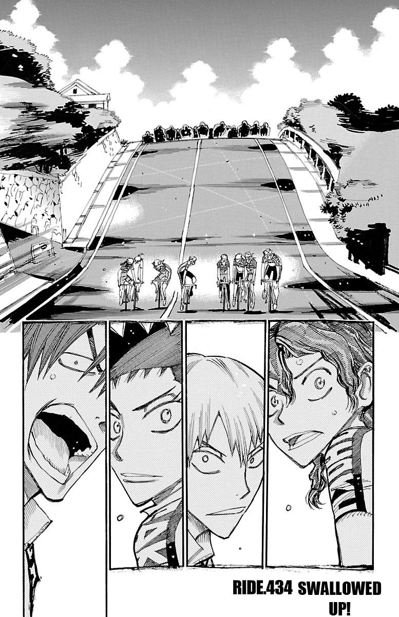 Yowamushi Pedal Chapter 434 page 1 - Chapter 434: Swallowed up!