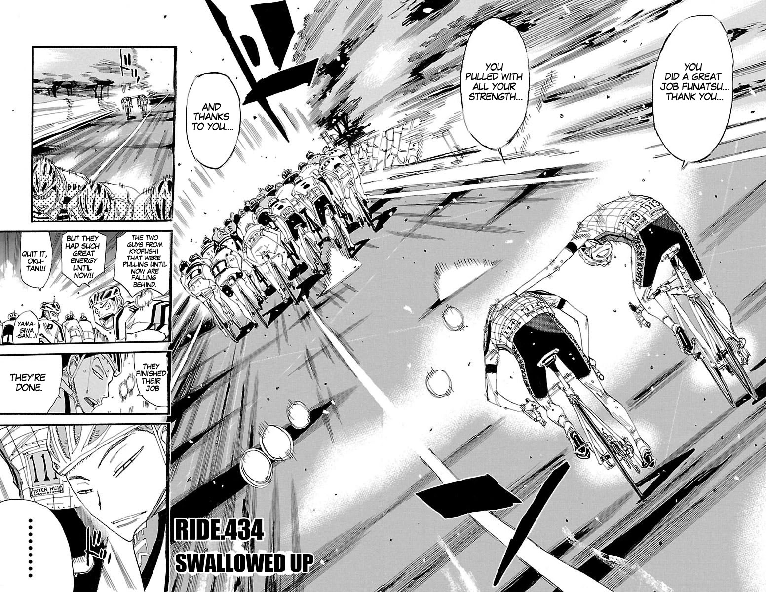 Yowamushi Pedal Chapter 434 page 4 - Chapter 434: Swallowed up!