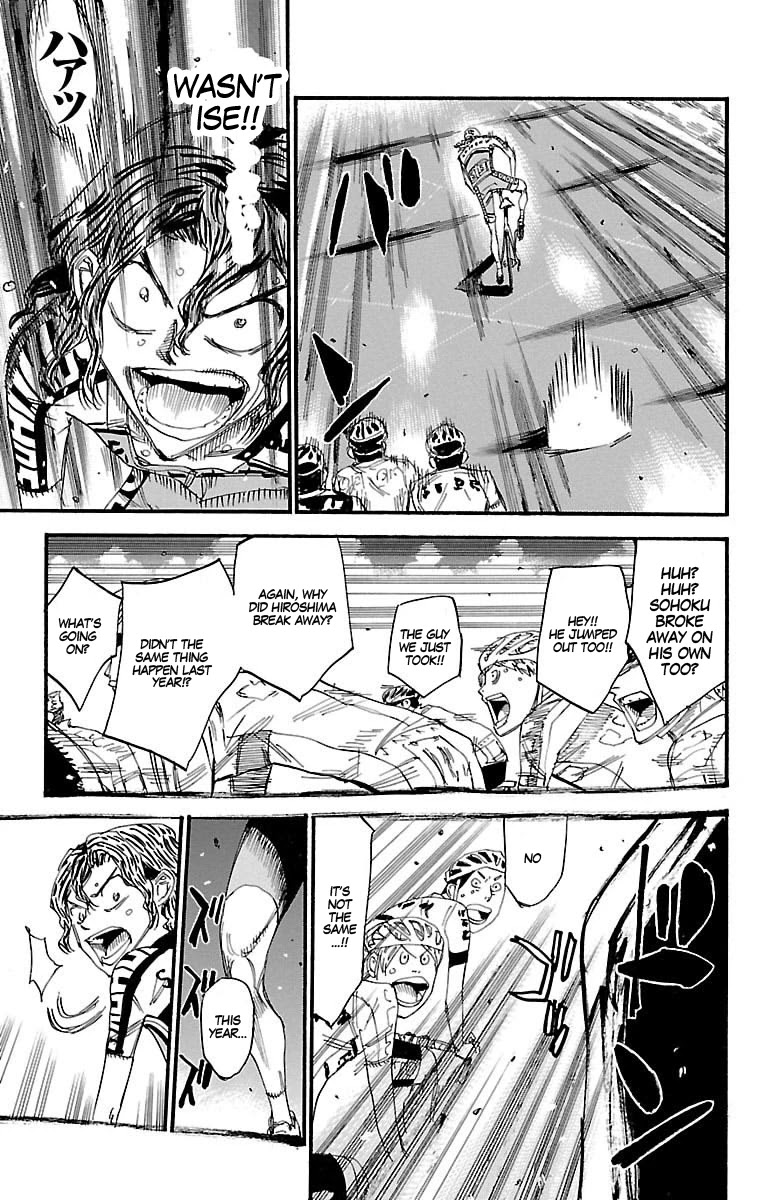 Yowamushi Pedal Chapter 435 page 11 - Chapter 435: The 8 person collapse