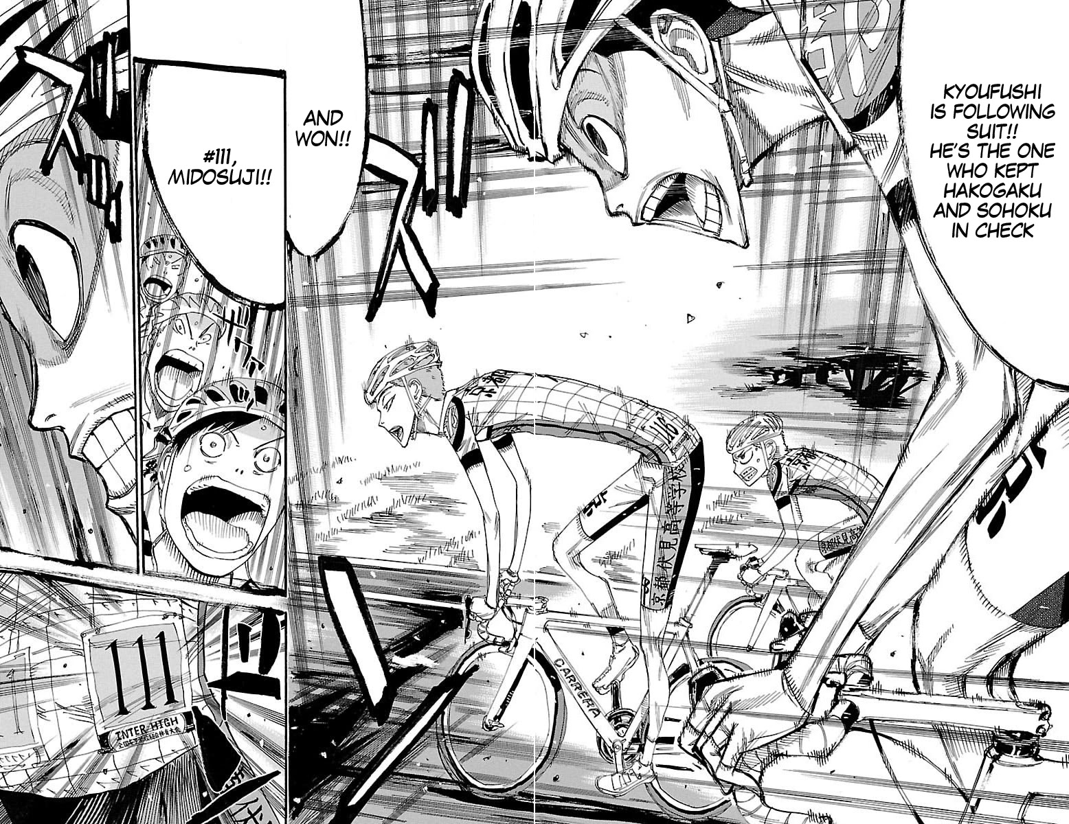 Yowamushi Pedal Chapter 435 page 12 - Chapter 435: The 8 person collapse