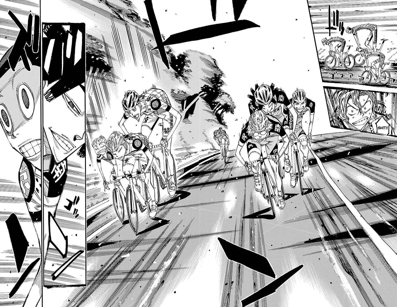 Yowamushi Pedal Chapter 435 page 15 - Chapter 435: The 8 person collapse