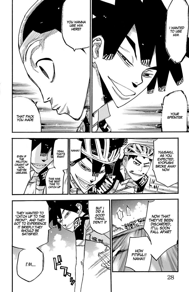 Yowamushi Pedal Chapter 435 page 16 - Chapter 435: The 8 person collapse