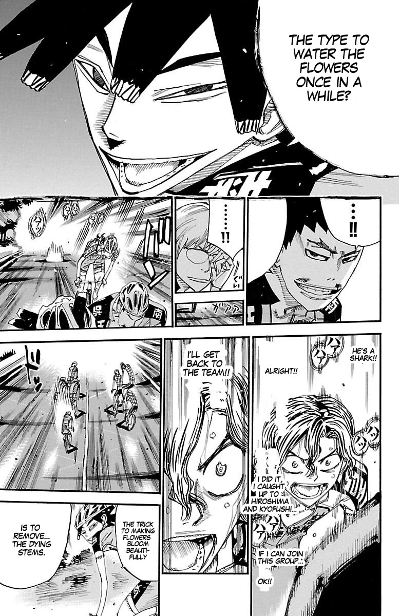Yowamushi Pedal Chapter 435 page 17 - Chapter 435: The 8 person collapse