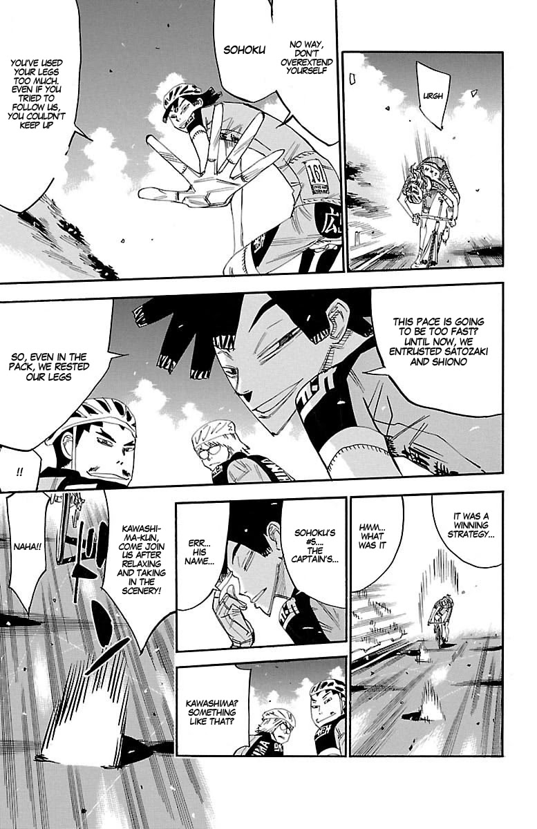 Yowamushi Pedal Chapter 435 page 19 - Chapter 435: The 8 person collapse