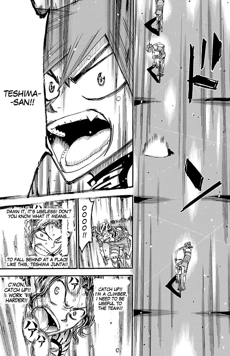 Yowamushi Pedal Chapter 435 page 5 - Chapter 435: The 8 person collapse