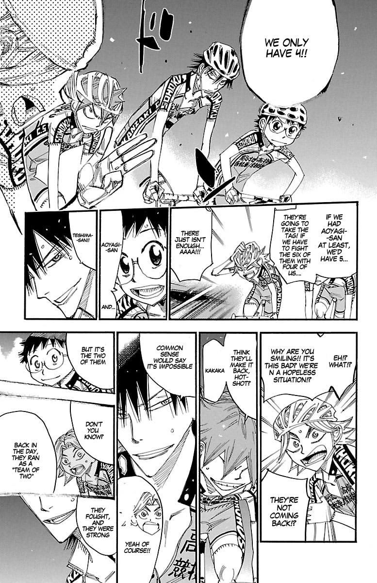 Yowamushi Pedal Chapter 437 page 14 - Chapter 437: Team of two