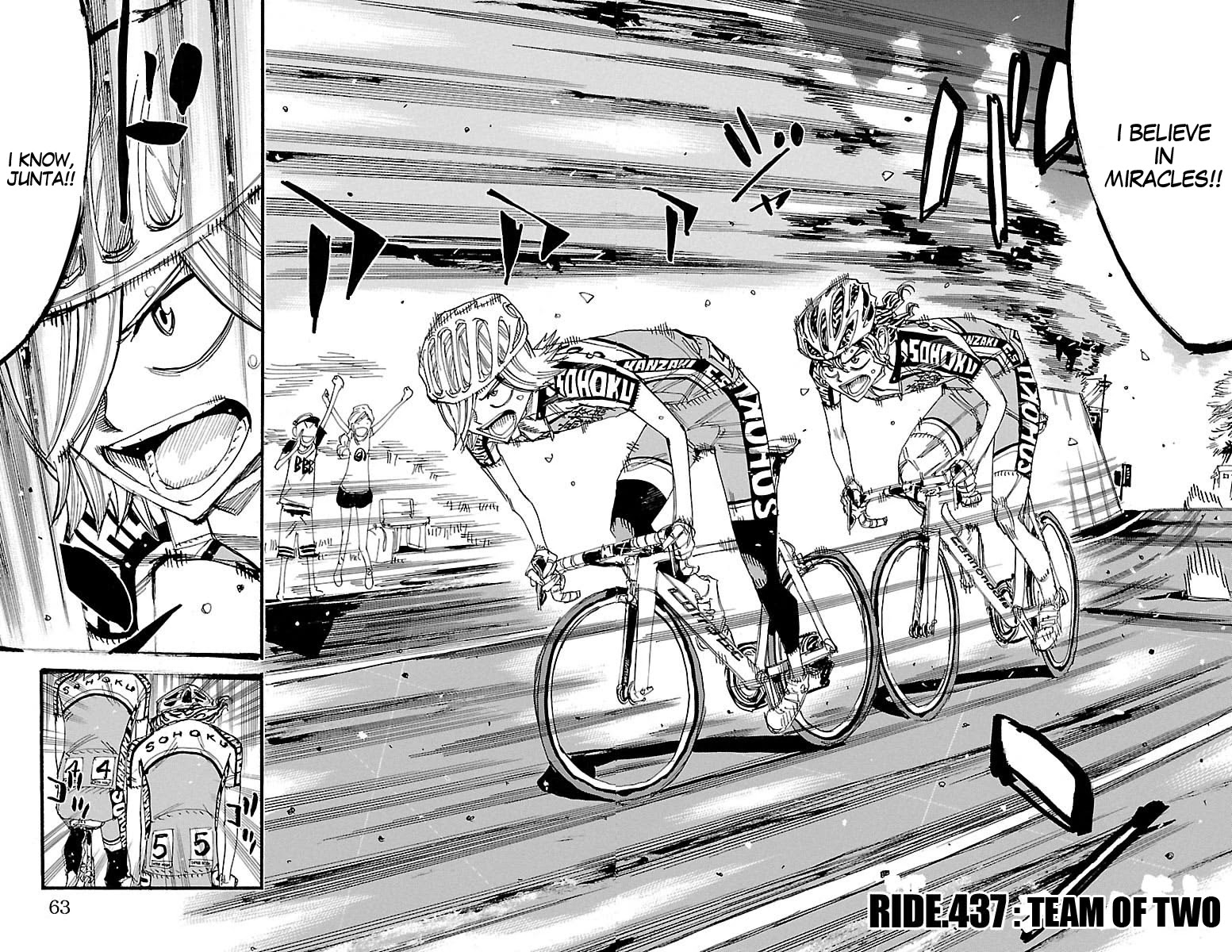Yowamushi Pedal Chapter 437 page 2 - Chapter 437: Team of two