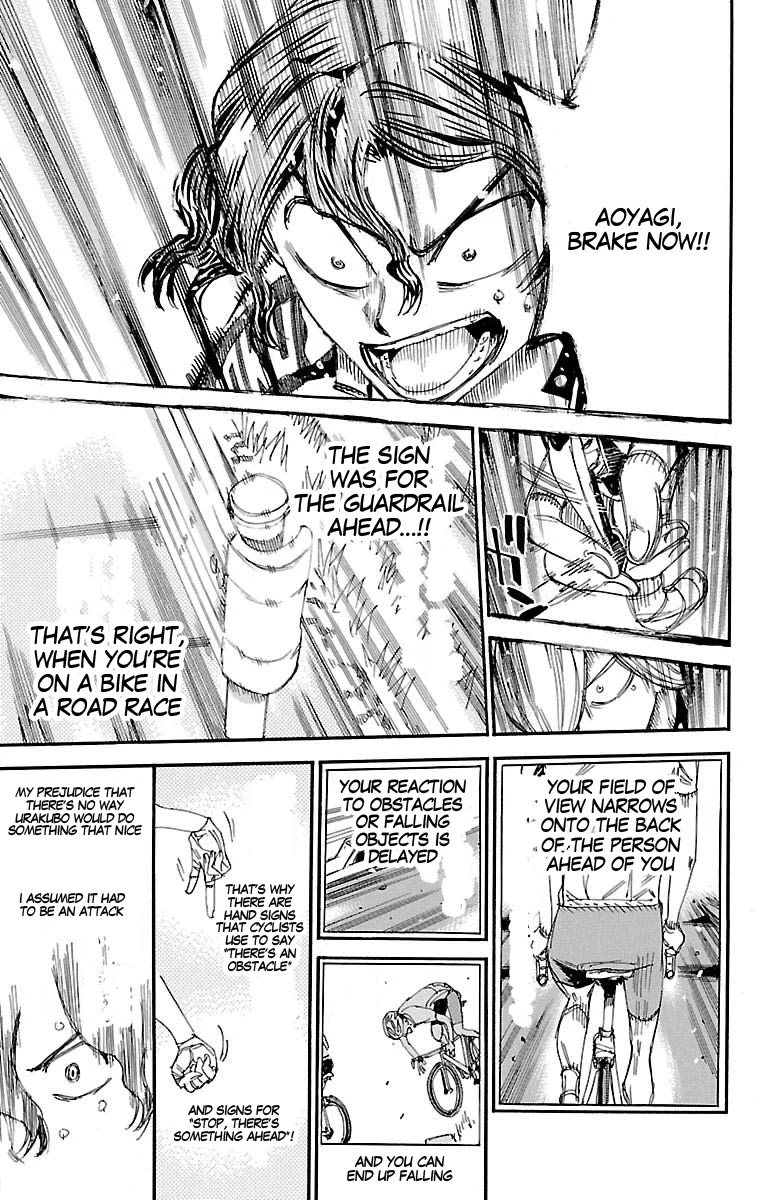 Yowamushi Pedal Chapter 438 page 11 - Chapter 438: Hiroshima's shark