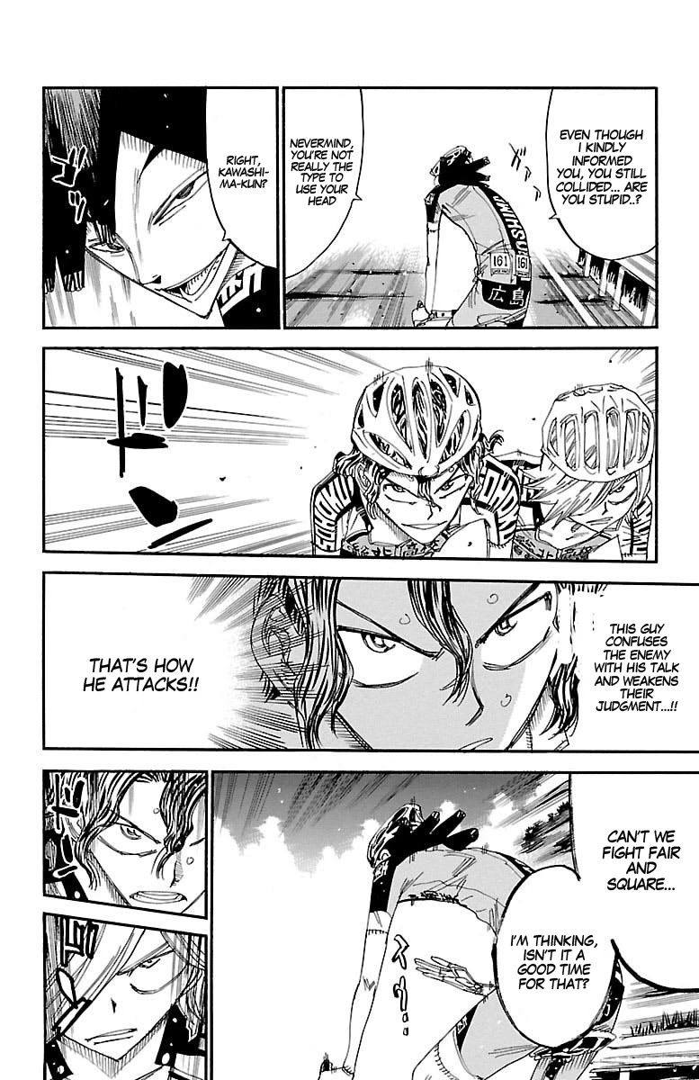 Yowamushi Pedal Chapter 438 page 13 - Chapter 438: Hiroshima's shark