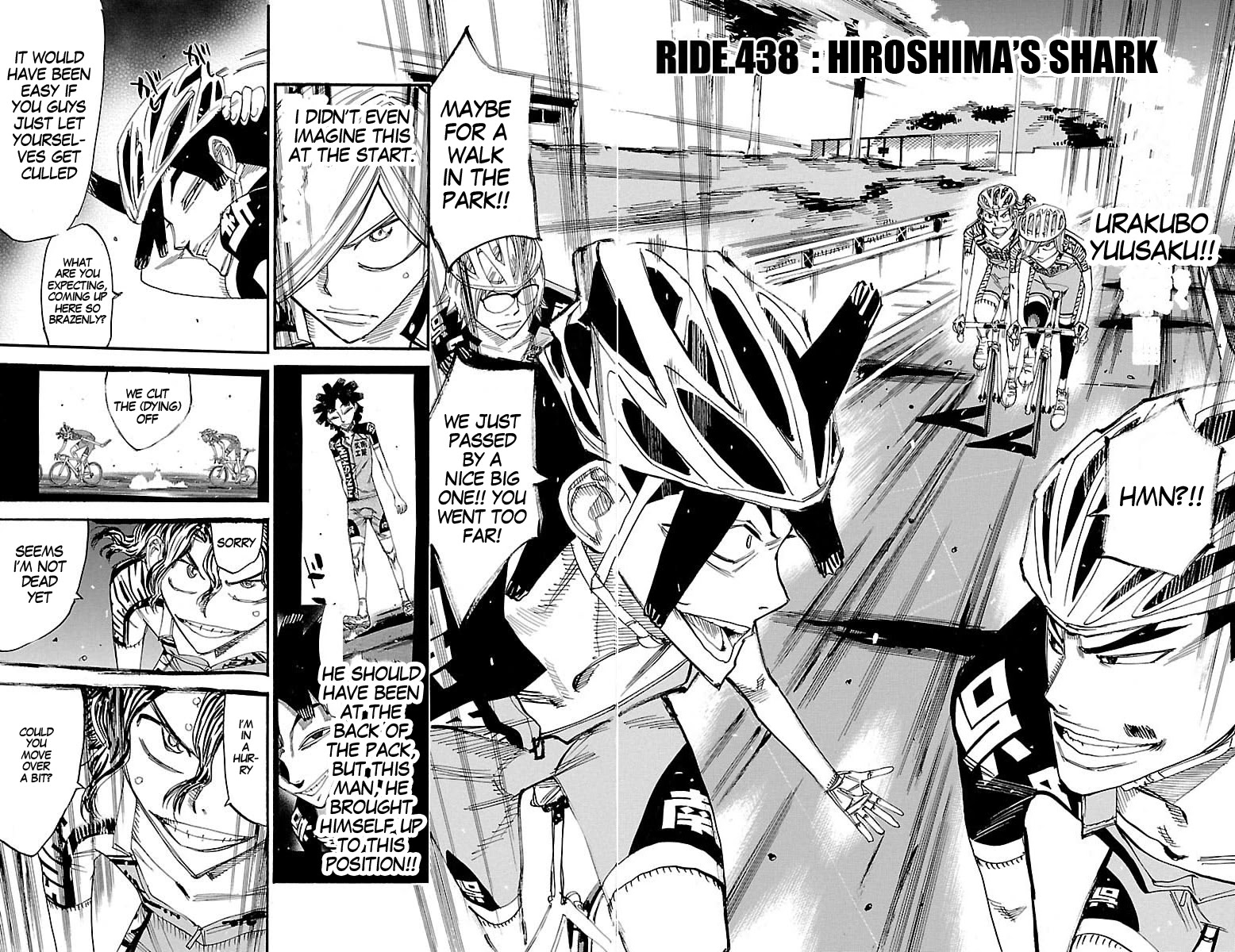 Yowamushi Pedal Chapter 438 page 2 - Chapter 438: Hiroshima's shark