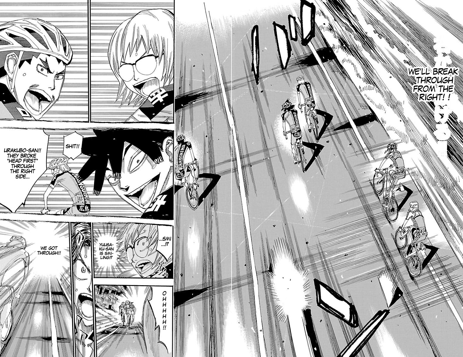 Yowamushi Pedal Chapter 438 page 6 - Chapter 438: Hiroshima's shark