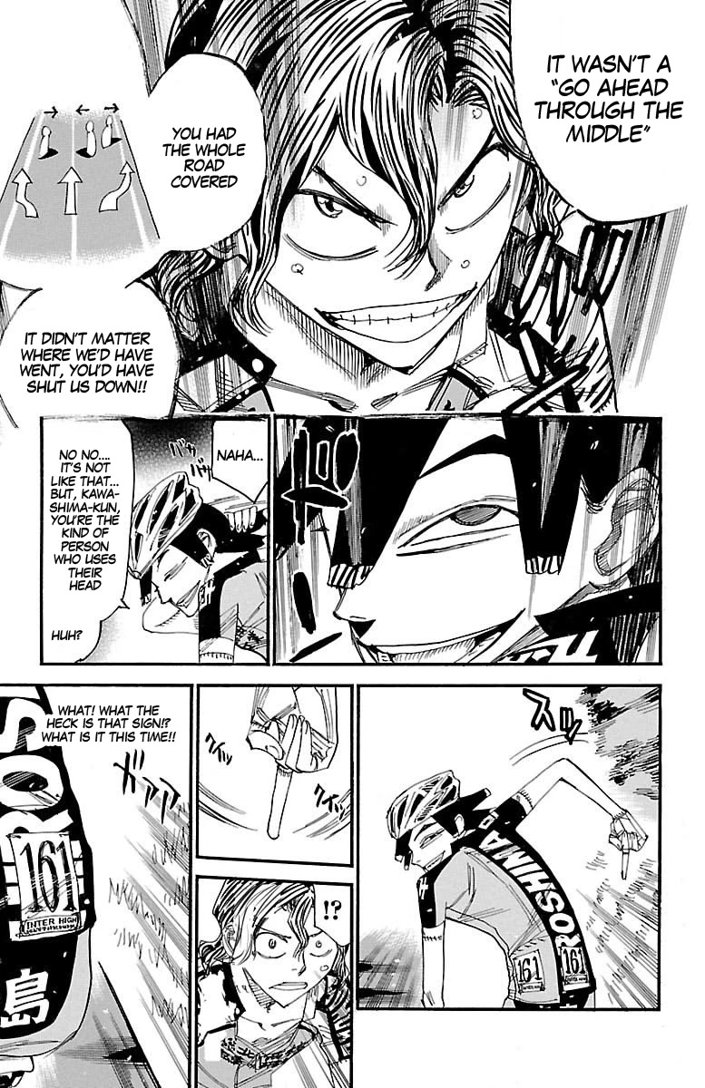 Yowamushi Pedal Chapter 438 page 9 - Chapter 438: Hiroshima's shark