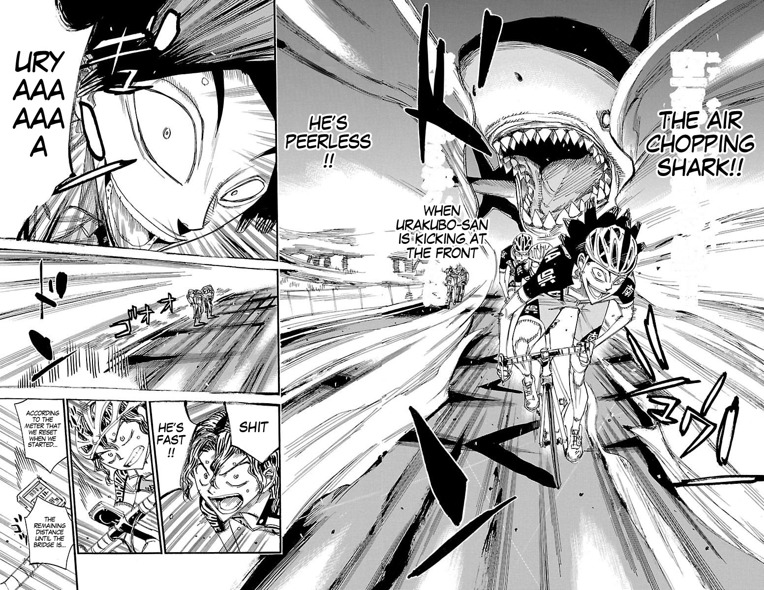Yowamushi Pedal Chapter 439 page 14 - Chapter 439: Death game!!