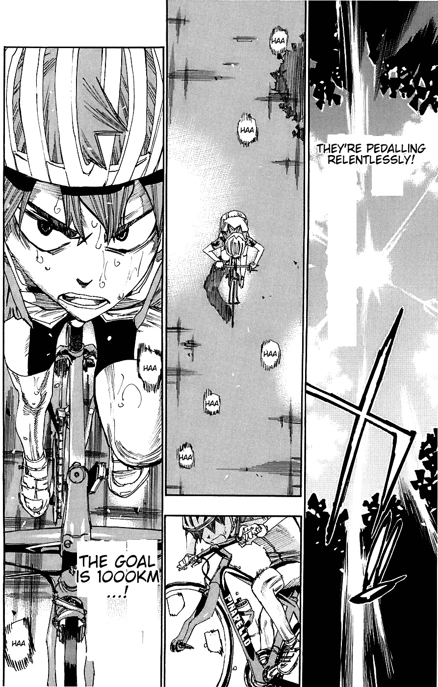 Yowamushi Pedal Chapter 44 page 17 - Chapter 44: Imaizumi and Naruko's 1000km