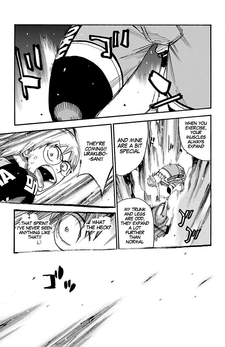 Yowamushi Pedal Chapter 440 page 11 - Chapter 440: Teshima's miscalculation