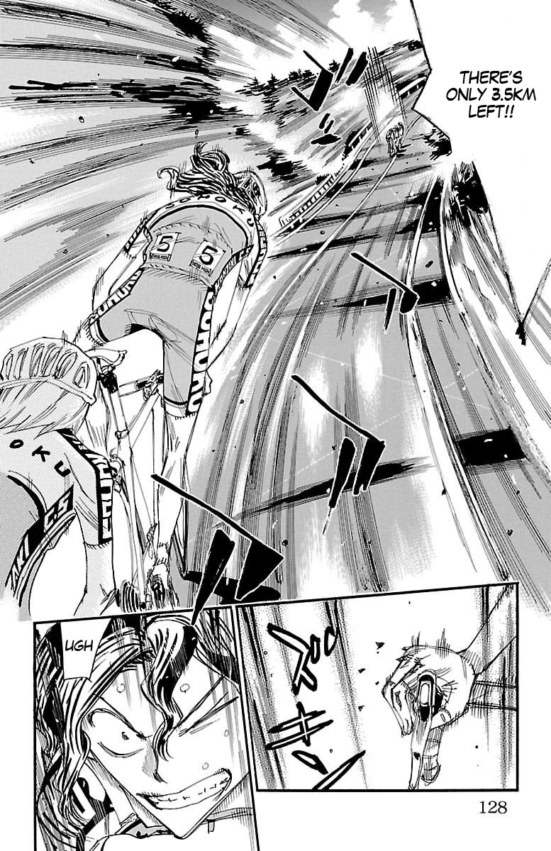 Yowamushi Pedal Chapter 440 page 6 - Chapter 440: Teshima's miscalculation