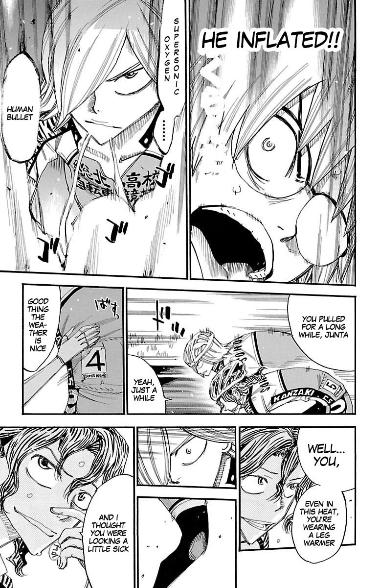 Yowamushi Pedal Chapter 440 page 9 - Chapter 440: Teshima's miscalculation
