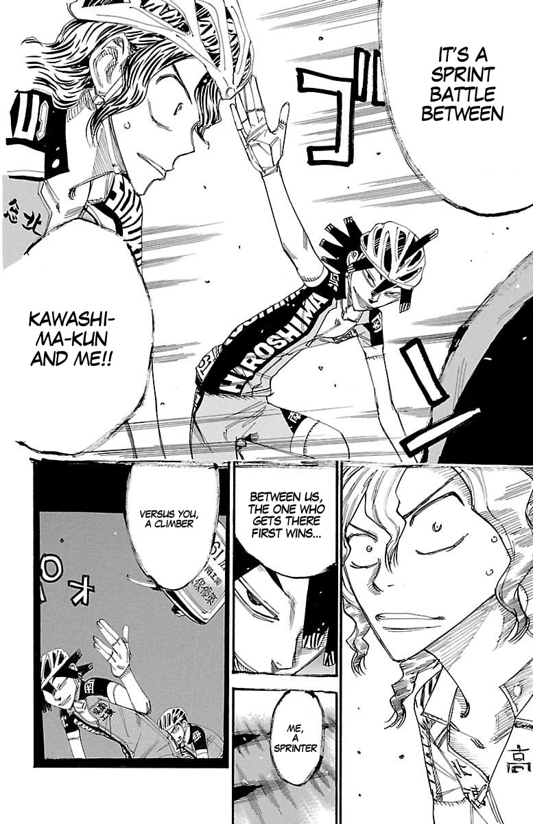 Yowamushi Pedal Chapter 441 page 18 - Chapter 441: Impatient Hiroshima