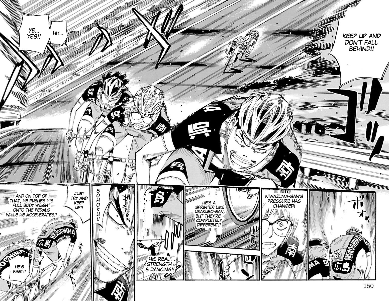 Yowamushi Pedal Chapter 441 page 8 - Chapter 441: Impatient Hiroshima