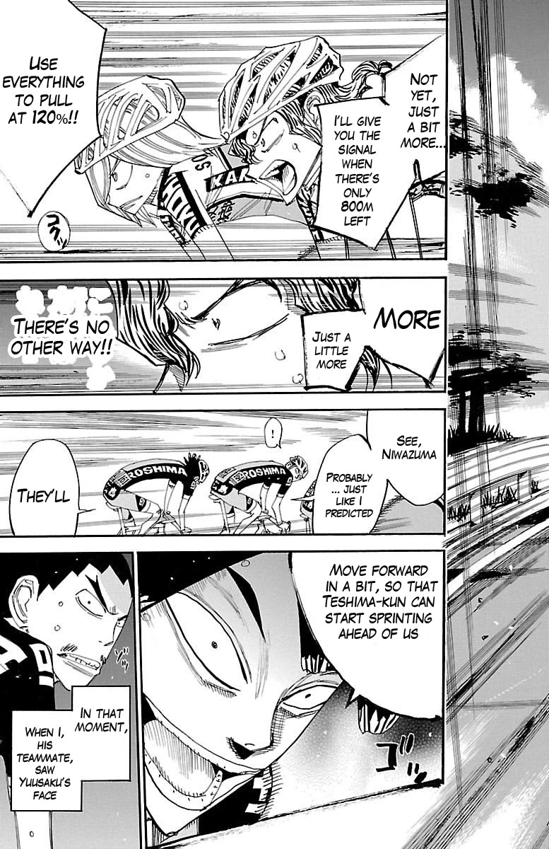 Yowamushi Pedal Chapter 442 page 17 - Chapter 442: Dwindling life