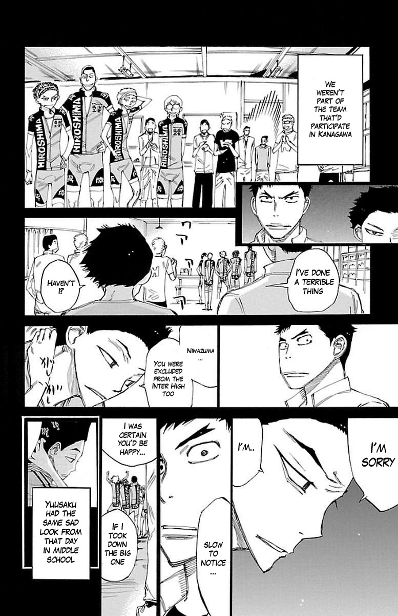 Yowamushi Pedal Chapter 444 page 12 - Chapter 444: Machimiya and Urakubo