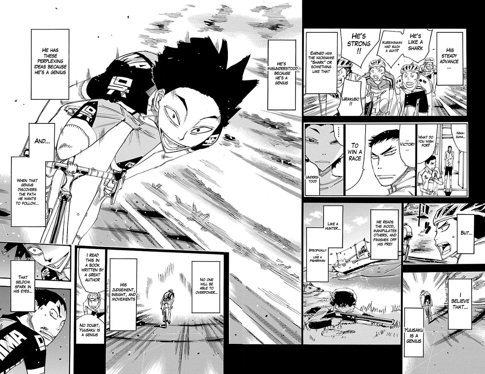 Yowamushi Pedal Chapter 444 page 14 - Chapter 444: Machimiya and Urakubo