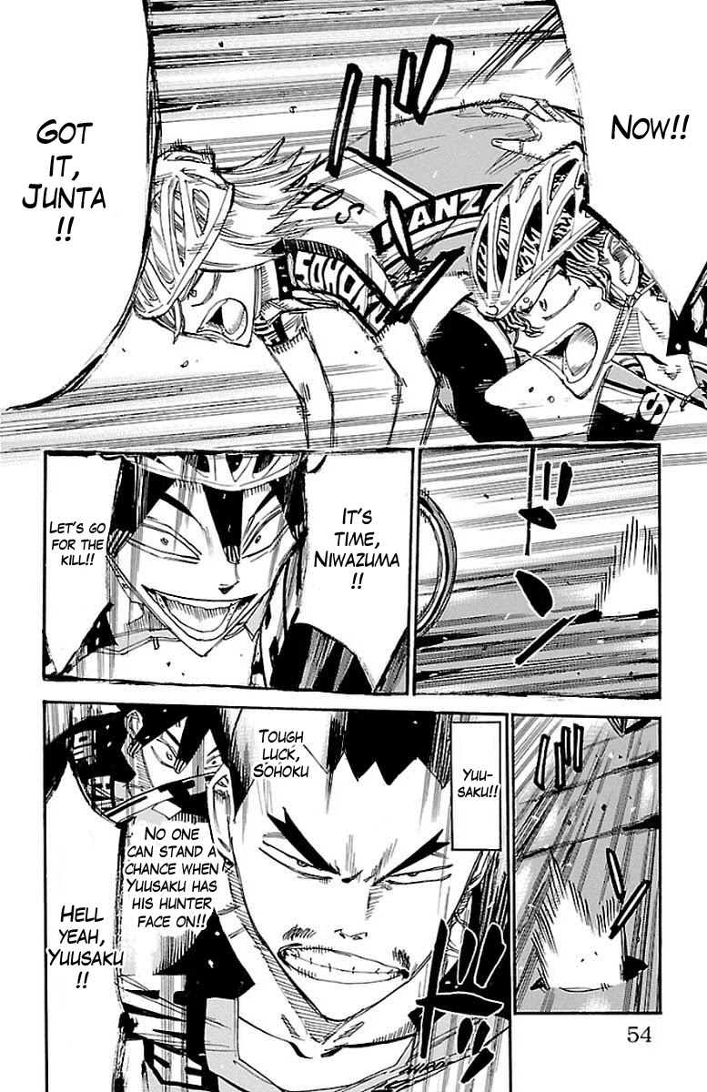 Yowamushi Pedal Chapter 444 page 16 - Chapter 444: Machimiya and Urakubo