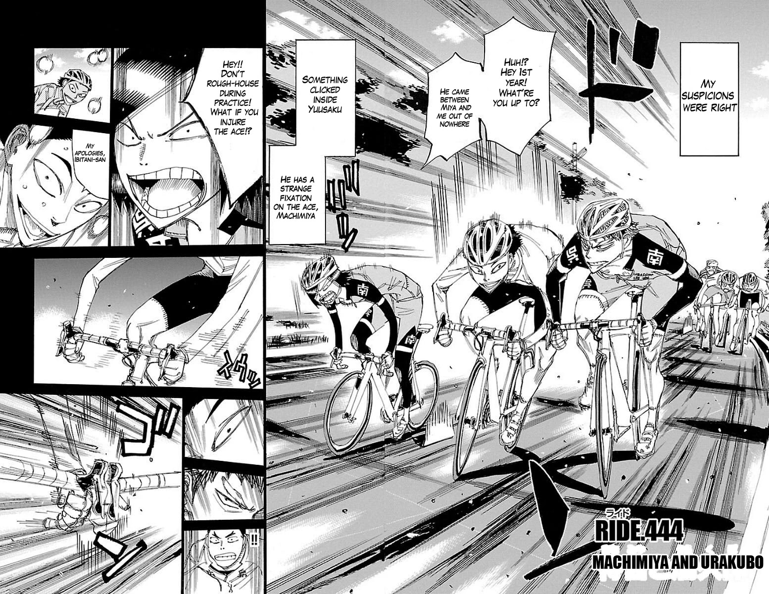 Yowamushi Pedal Chapter 444 page 4 - Chapter 444: Machimiya and Urakubo