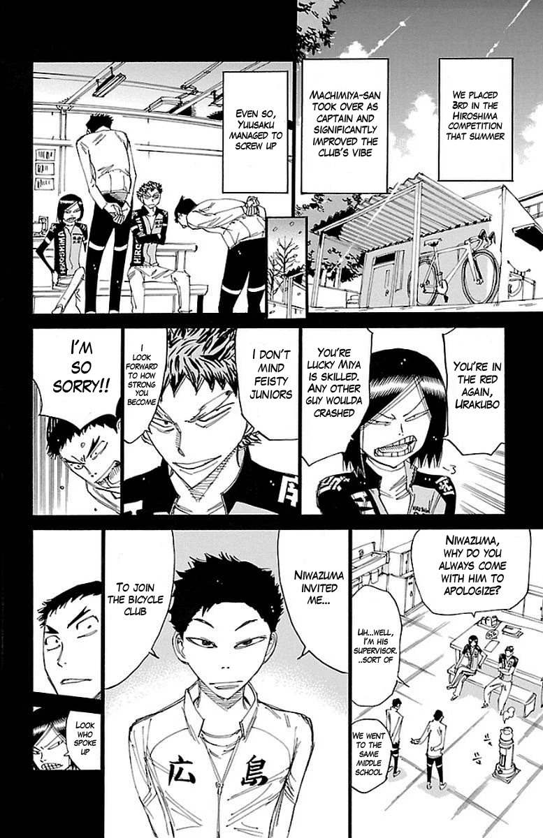 Yowamushi Pedal Chapter 444 page 7 - Chapter 444: Machimiya and Urakubo