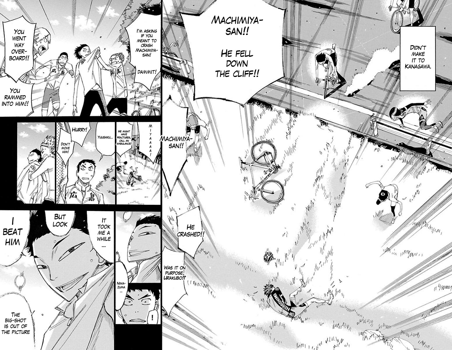 Yowamushi Pedal Chapter 444 page 9 - Chapter 444: Machimiya and Urakubo
