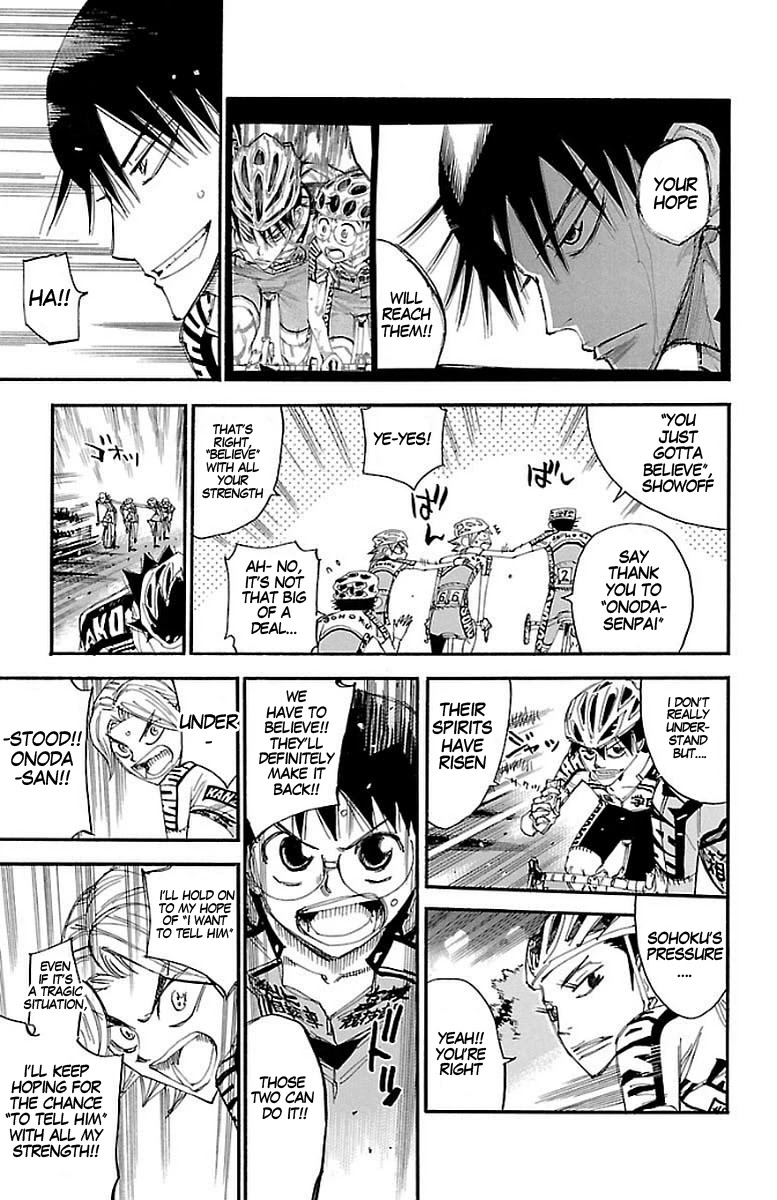 Yowamushi Pedal Chapter 445 page 12 - Chapter 445: The fighting six!!