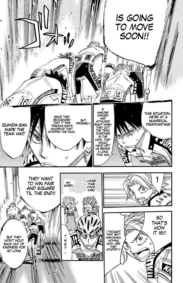 Yowamushi Pedal Chapter 445 page 4 - Chapter 445: The fighting six!!
