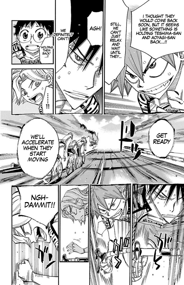 Yowamushi Pedal Chapter 445 page 5 - Chapter 445: The fighting six!!