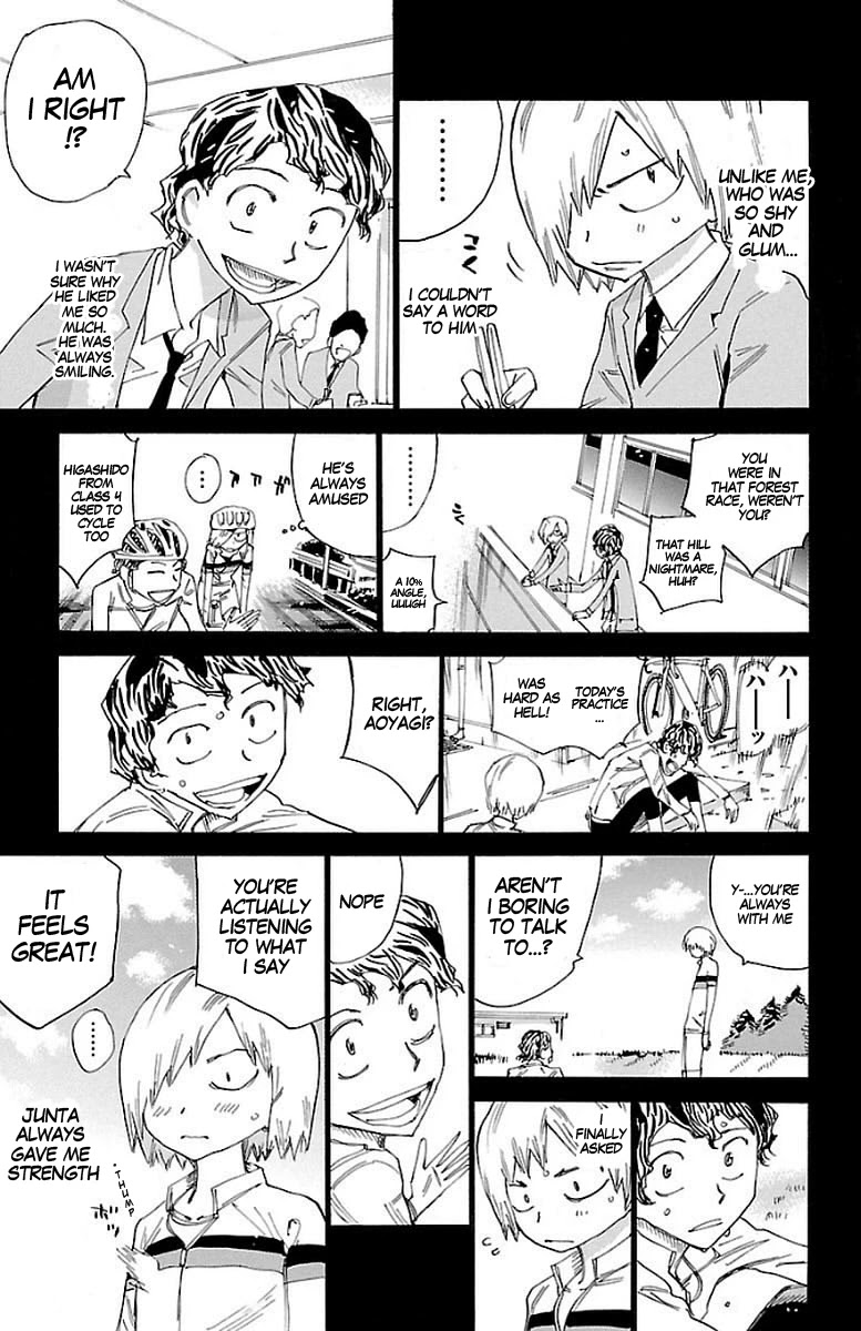 Yowamushi Pedal Chapter 446 page 10 - Chapter 446: Aoyagi's last wish
