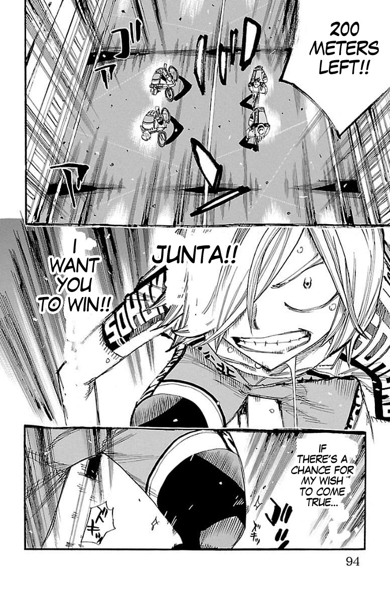 Yowamushi Pedal Chapter 446 page 13 - Chapter 446: Aoyagi's last wish