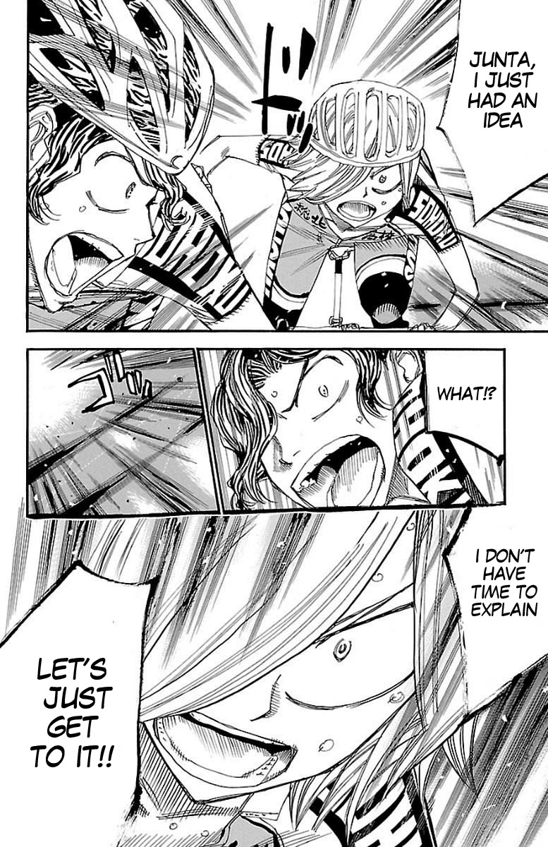 Yowamushi Pedal Chapter 446 page 18 - Chapter 446: Aoyagi's last wish